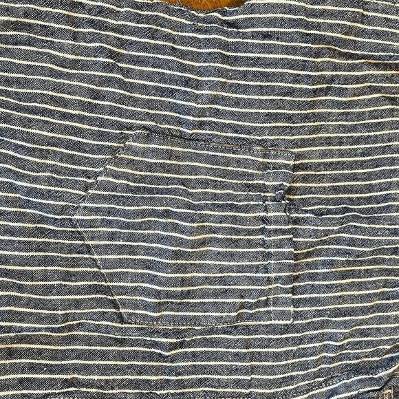 Altard State Striped Linen Blend Button Up Shirt Top Womens Size Small - Picture 3 of 6